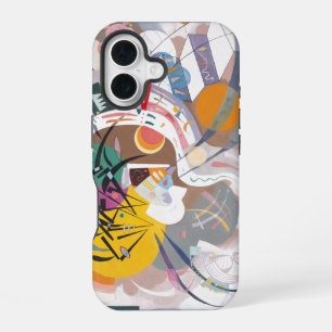 Kandinsky's Dominant Curve Abstract Art Painting iPhone 16 Case