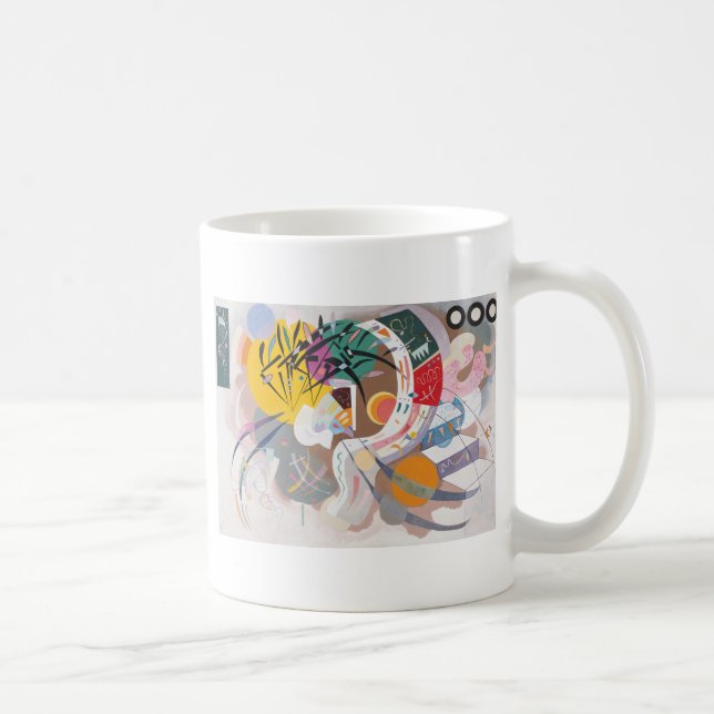 Kandinsky's Dominant Curve Abstract Coffee Mug (Right)