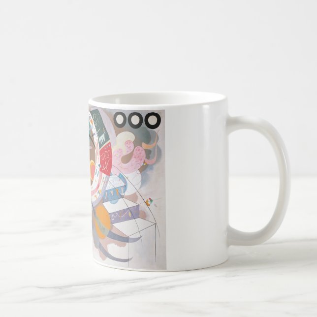 Kandinsky's Dominant Curve Abstract Coffee Mug (Right)