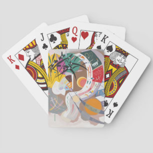 Kandinsky's Dominant Curve Abstract Playing Cards