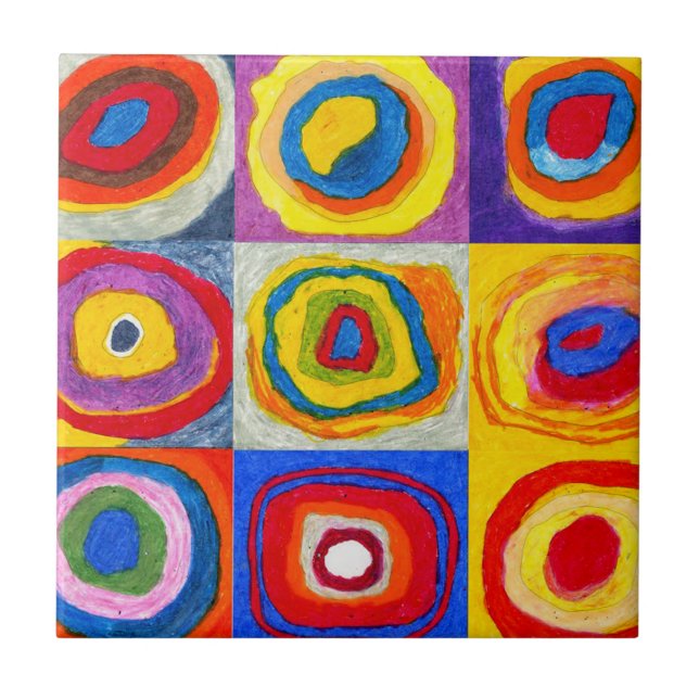 Kandisnky Circles Tile (Front)