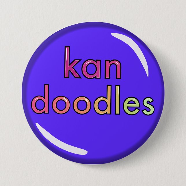 ©kandoodles pin button (Front)