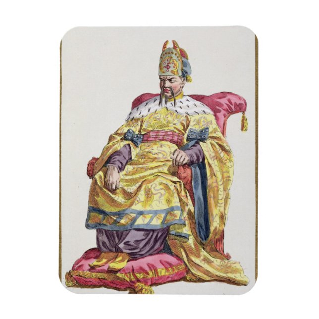Kang Tsi (1662-1722) Manchu Emperor of China from Magnet (Vertical)