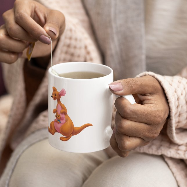 Kanga and Roo Coffee Mug (Person holding mug)