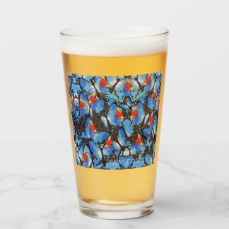 Kanga Blue Beer Glass