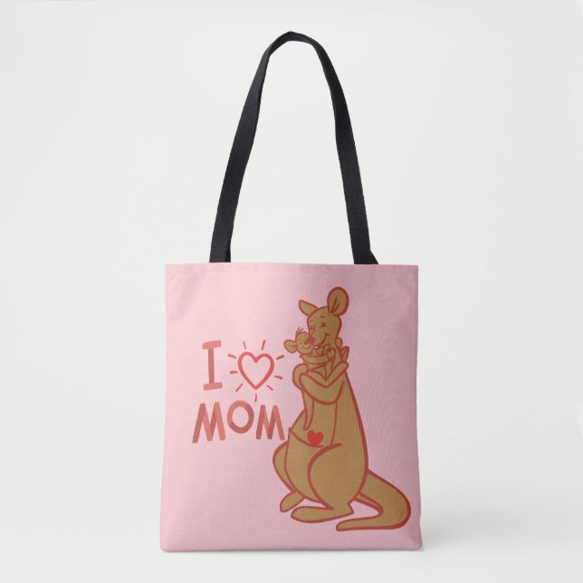 Kanga & Roo | I Love Mom Tote Bag (Front)