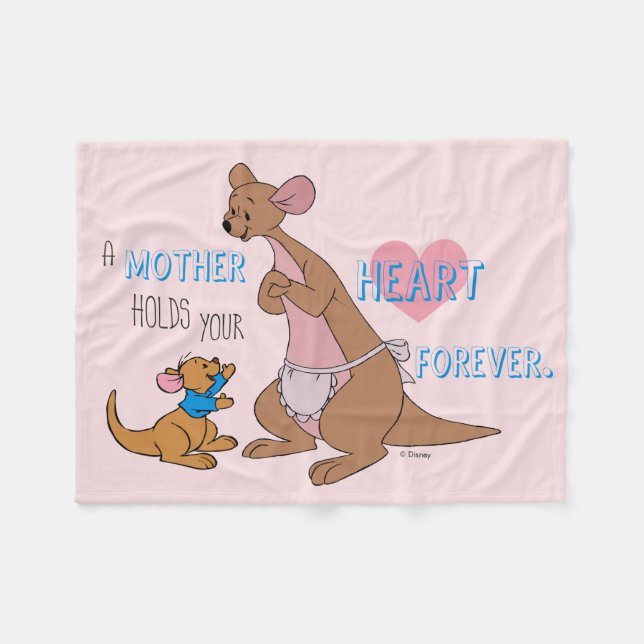 Kanga & Roo | Mother Quote Fleece Blanket (Front (Horizontal))