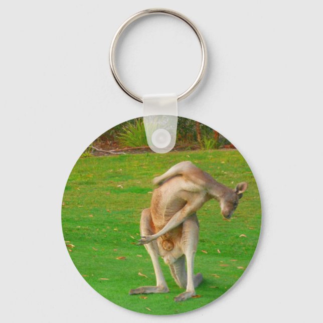 kanga stand keychain (Front)