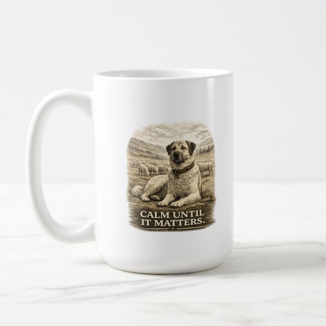 Kangal – Calm Until It Matters Coffee Mug (Left)