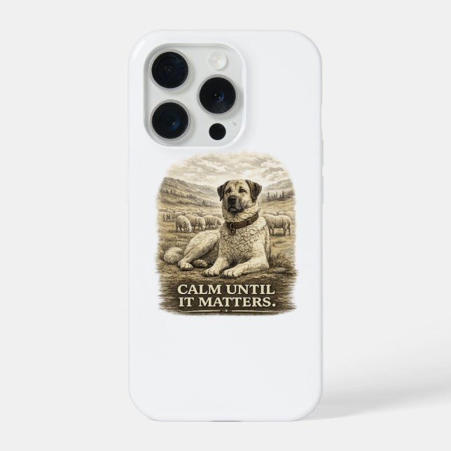 Kangal – Calm Until It Matters iPhone Case (Back)