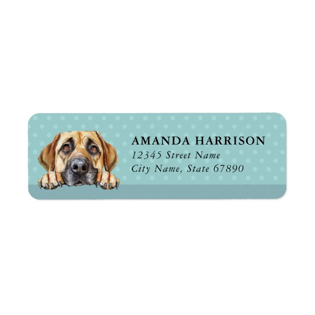 Kangal Dog Return Address Labels (Front)