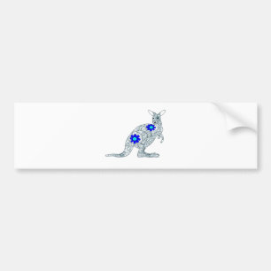 Kangaroo 3 bumper sticker