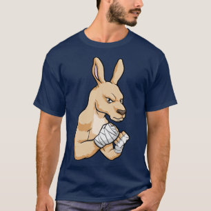 Kangaroo as Boxer at Boxing T-Shirt