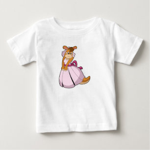 Kangaroo as Bride with Wedding dress Baby T-Shirt