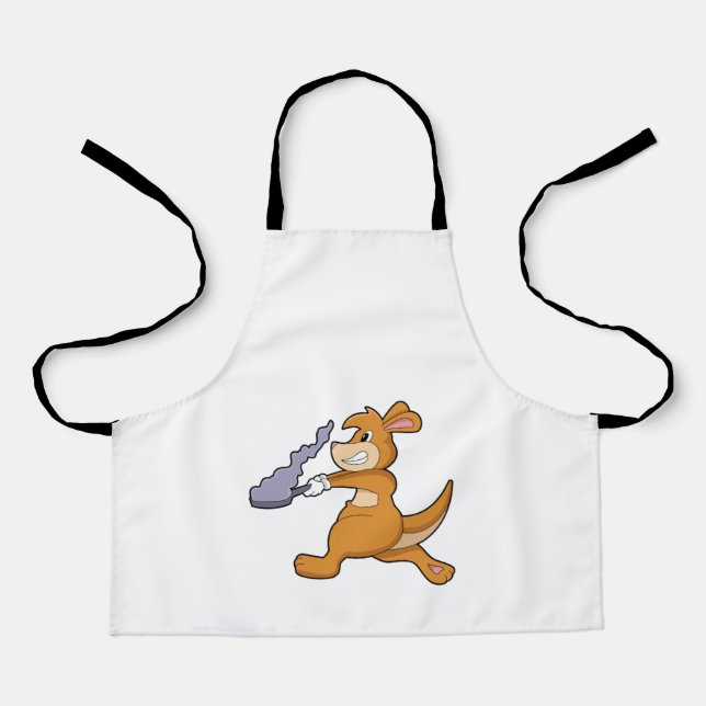 Kangaroo as Cook with Pan Apron (Front)