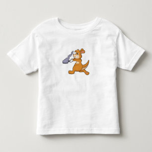 Kangaroo as Cook with Pan Toddler T-shirt