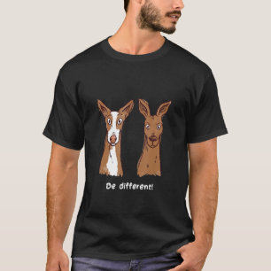 Kangaroo Australia Dog Motif  Podenco T-Shirt