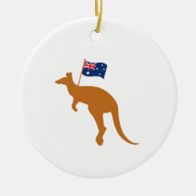 kangaroo australia flag