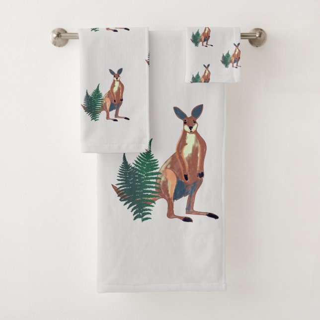 Kangaroo, Australian Animals Art (En situation)