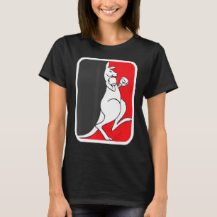 Kangaroo Box Style Australia Outback Kangaroos Ret T-Shirt