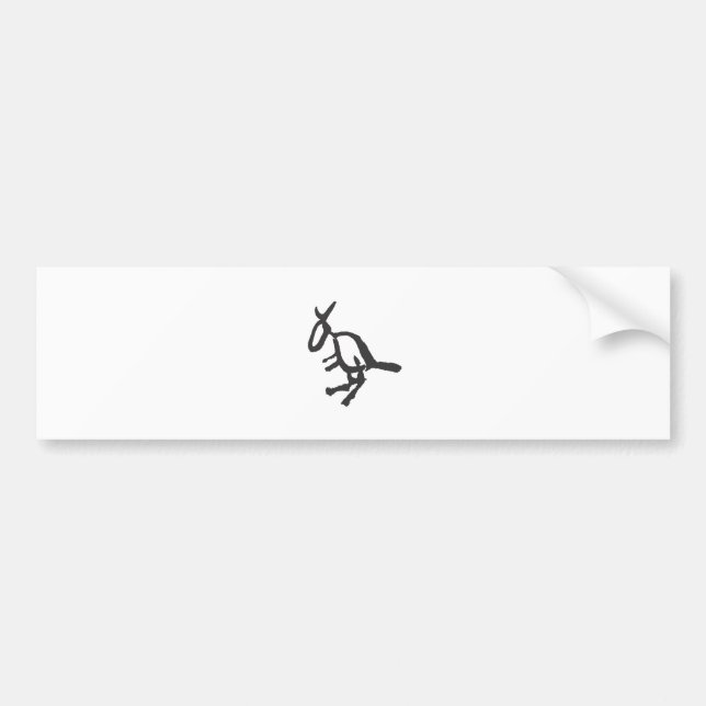 Kangaroo Bumper Sticker (Front)