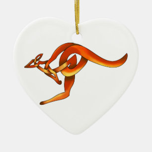 Kangaroo Ceramic Ornament