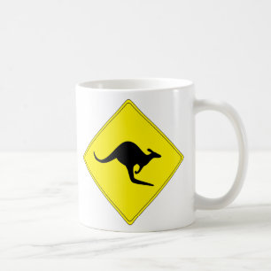 Kangaroo Crossing Mug - Customize