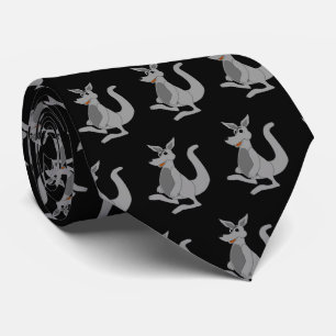 Kangaroo Design Neck Tie