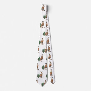 Kangaroo Drawing Tie