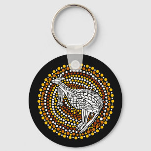 Kangaroo Dreamtime Keychain