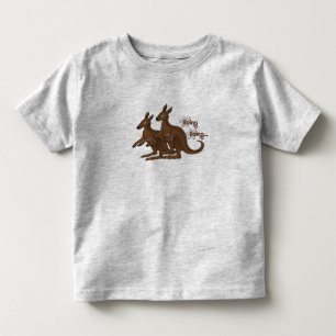 Kangaroo Family Baby in Pouch Field Trip T-Shirts