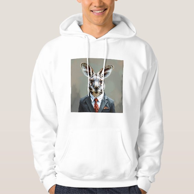Kangaroo gentleman hoodie (Front)