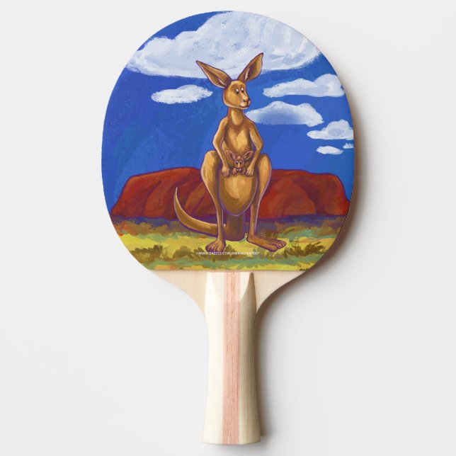 Kangaroo Gifts & Accessories Ping Pong Paddle (Front)