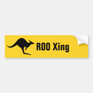 Kangaroo Icon Bumper Sticker
