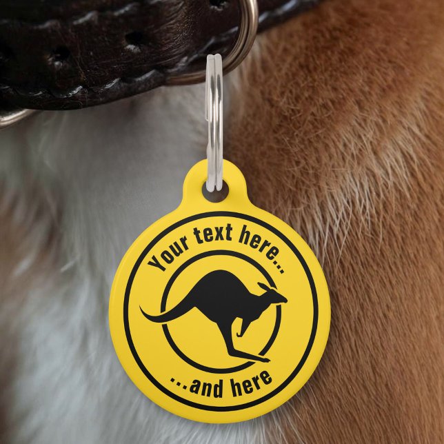 Kangaroo Icon Pet Tag (Creator Uploaded)