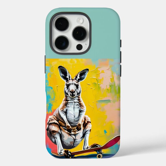 Kangaroo iPhone 16 pro Cases (Back)