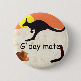 Kangaroo Jillo 2 Inch Round Button