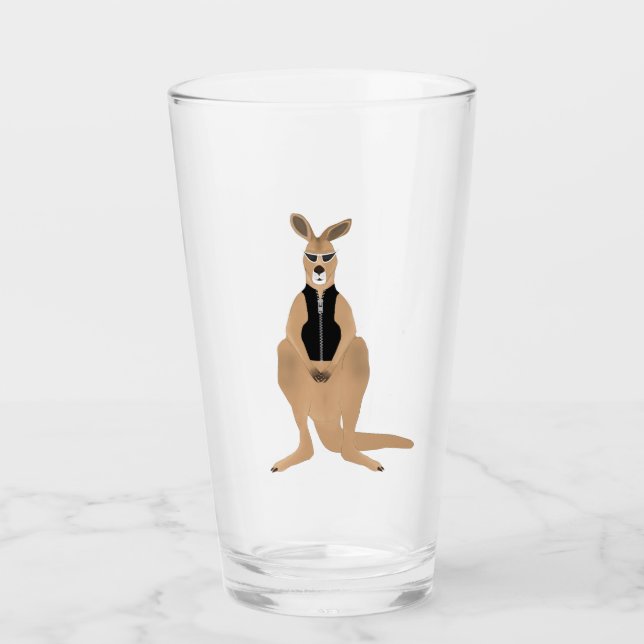 Kangaroo Kool Glass (Front)