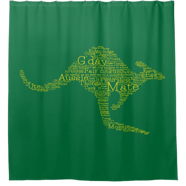 Kangaroo made of Australian slang (Front)