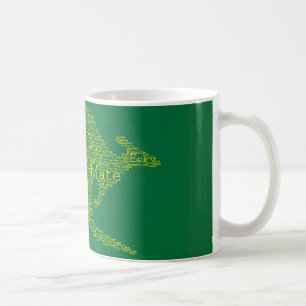 Kangaroo made of Australian slang Coffee Mug