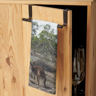 Kangaroo, Meanwhile At The Billabong, Kitchen Towel