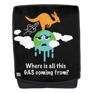 Kangaroo Methane Fart Backpack