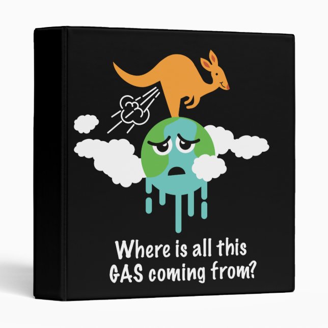 Kangaroo Methane Fart Binder (Front/Spine)