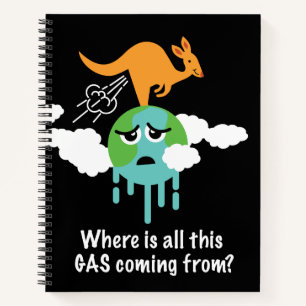 Kangaroo Methane Fart Notebook