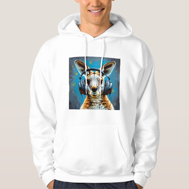 Kangaroo music lover sweatshirt (Front)