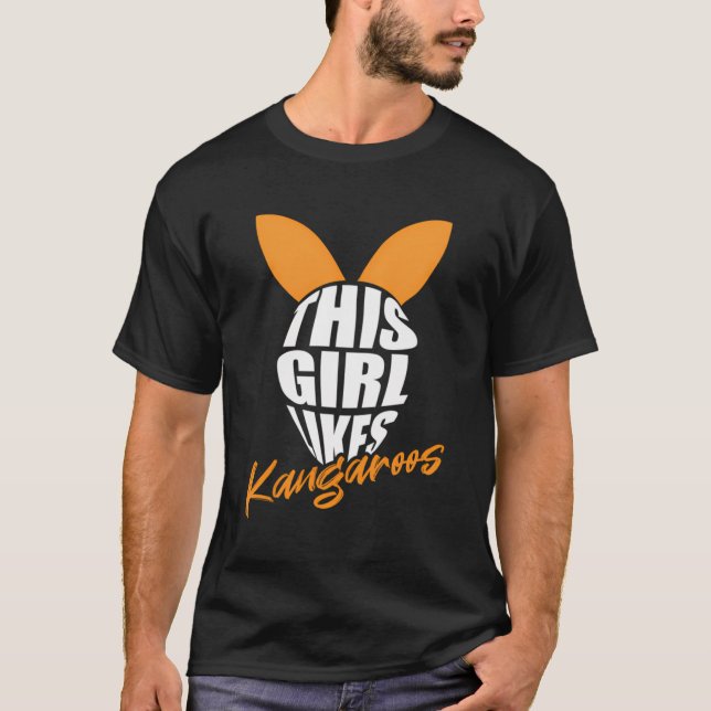 Kangaroo Outback Funny Quote Wildlife Animals T-Shirt (Front)
