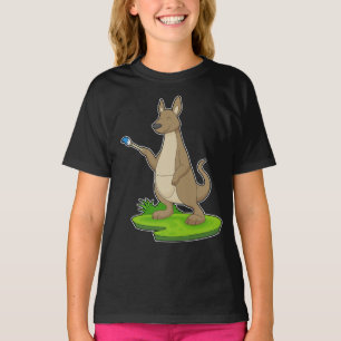 Kangaroo Painting Paint brush T-Shirt