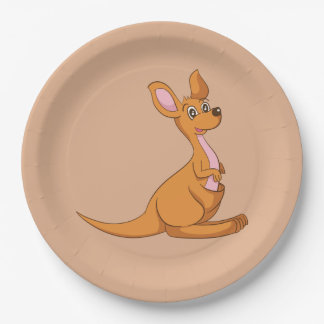 Kangaroo Paper Plates