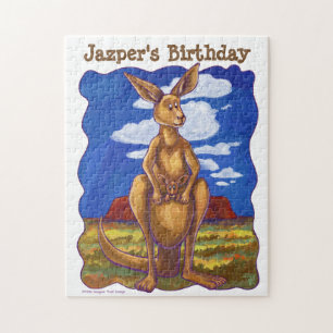 Kangaroo Party Centre Jigsaw Puzzle