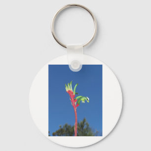 KANGAROO PAW PLANT KEYCHAIN
